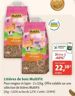 MultiFit Litières de bois
