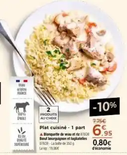 Plat cuisiné