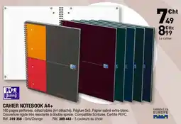 Oxford CAHIER NOTEBOOK A4+