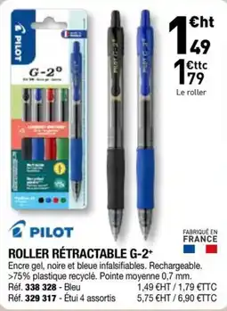 Pilot Roller Rétractable G-2+