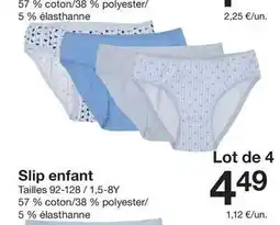 Slip enfant