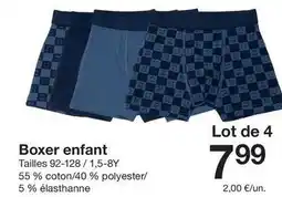 Ww - boxer enfant