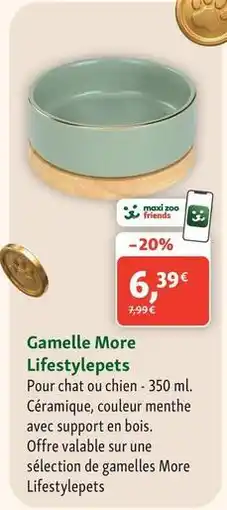 Lifestylepets - gamelle more