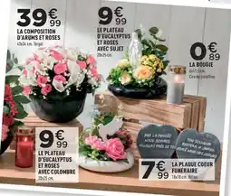 La Composition D'arums et Roses