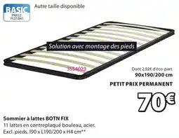 BOTN FIX Sommier à lattes