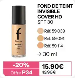 Flormar FOND DE TEINT INVISIBLE COVER HD