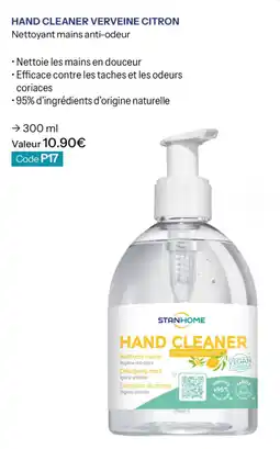 Stanhome hand cleaner verneine citron