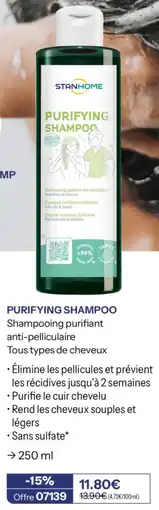 Stanhome purifying shampoo