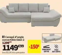 Eden 2 Canapé d'angle convertible