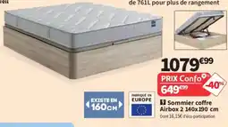 Airbox Sommier coffre