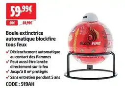 BLOCK FIRE Boule extinctrice automatique