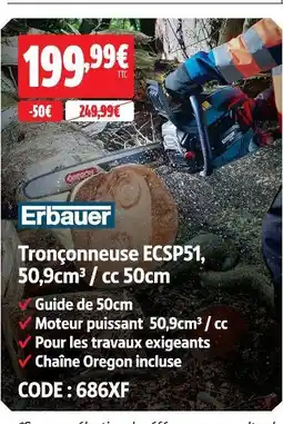 Erbauer tronçonneuse ecsp51