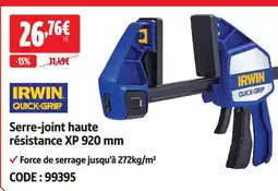 Irwin quick-grip serre-joint haute résistance xp