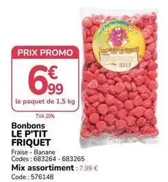 Promo - bonbons