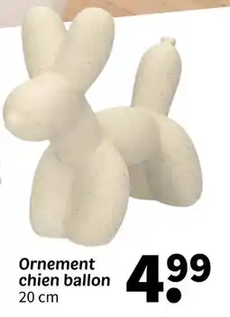 Ornement chien ballon