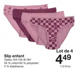 Slip enfant