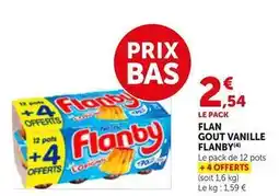 Flan gout vanille