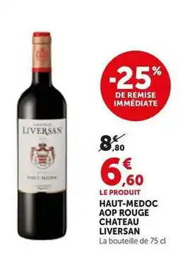 Haut-medoc aop rouge chateau