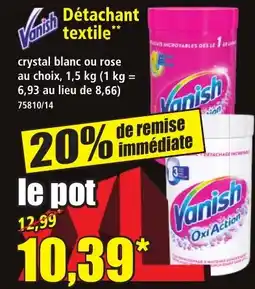 Vanish Détachant textile