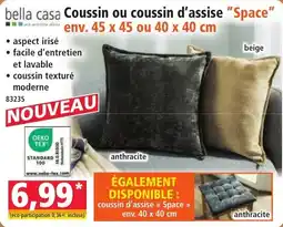 Bella casa Coussin ou coussin d'assise "Space"