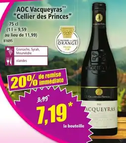 ACQUEYRAS Cellier des Princes