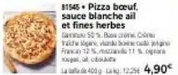 Pizza bœuf