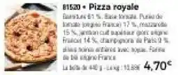 Pizza royale