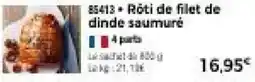 Rôti de filet de dinde saumuré