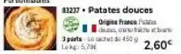 Patates douces