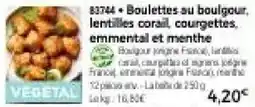 Boulette au boulgour