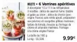 6 Verrines apéritives