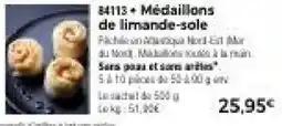Médaillons de limande-sole