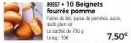 Beignets fourrés pomme