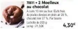 78611 - 2 Moelleux au chocolat