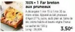 Far breton aux prunEAUX