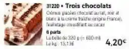 Trois chocolats