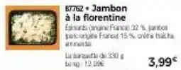 Jambon à la florentine