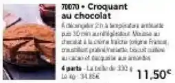 Croquant au chocolat