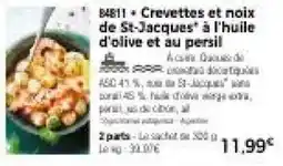 Crevettes et noix de St-Jacques