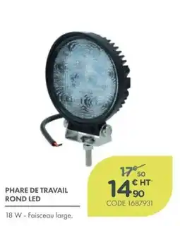 Phare de Travail Rond Led