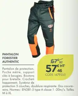 Pantalon Forestier Authentic