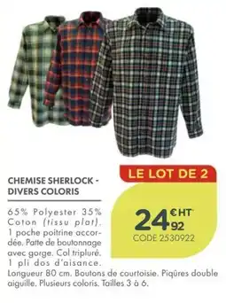 Chemise Sherlock