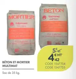 Beton et Mortier Multimat