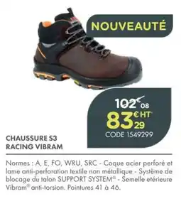 Racing Vibram Chaussure S3