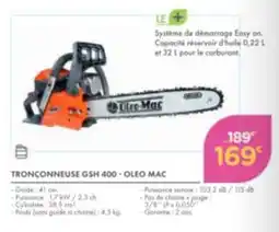 Oleo Mac Tronçonneuse Gsh 400