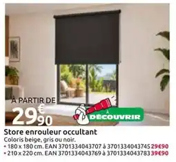 Store enrouleur occultant