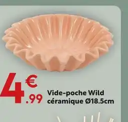 Vide-poche wild céramique