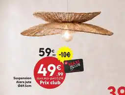 Suspension alara jute
