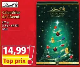 Lindt Calendrier de l'Avent