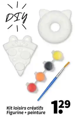 Kit loisirs créatifs Figurine + peinture